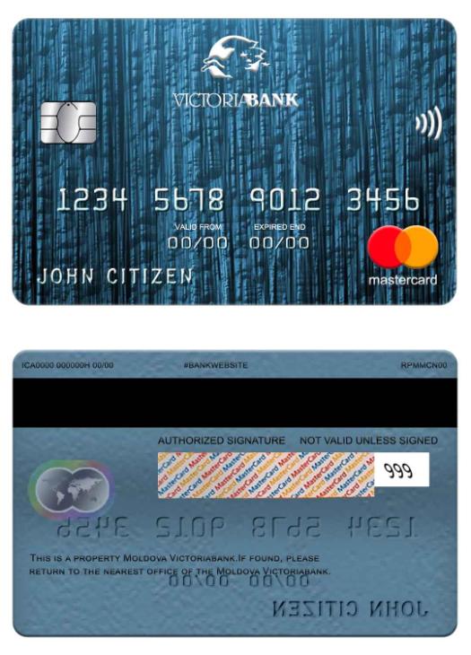 Moldova Victoriabank mastercard